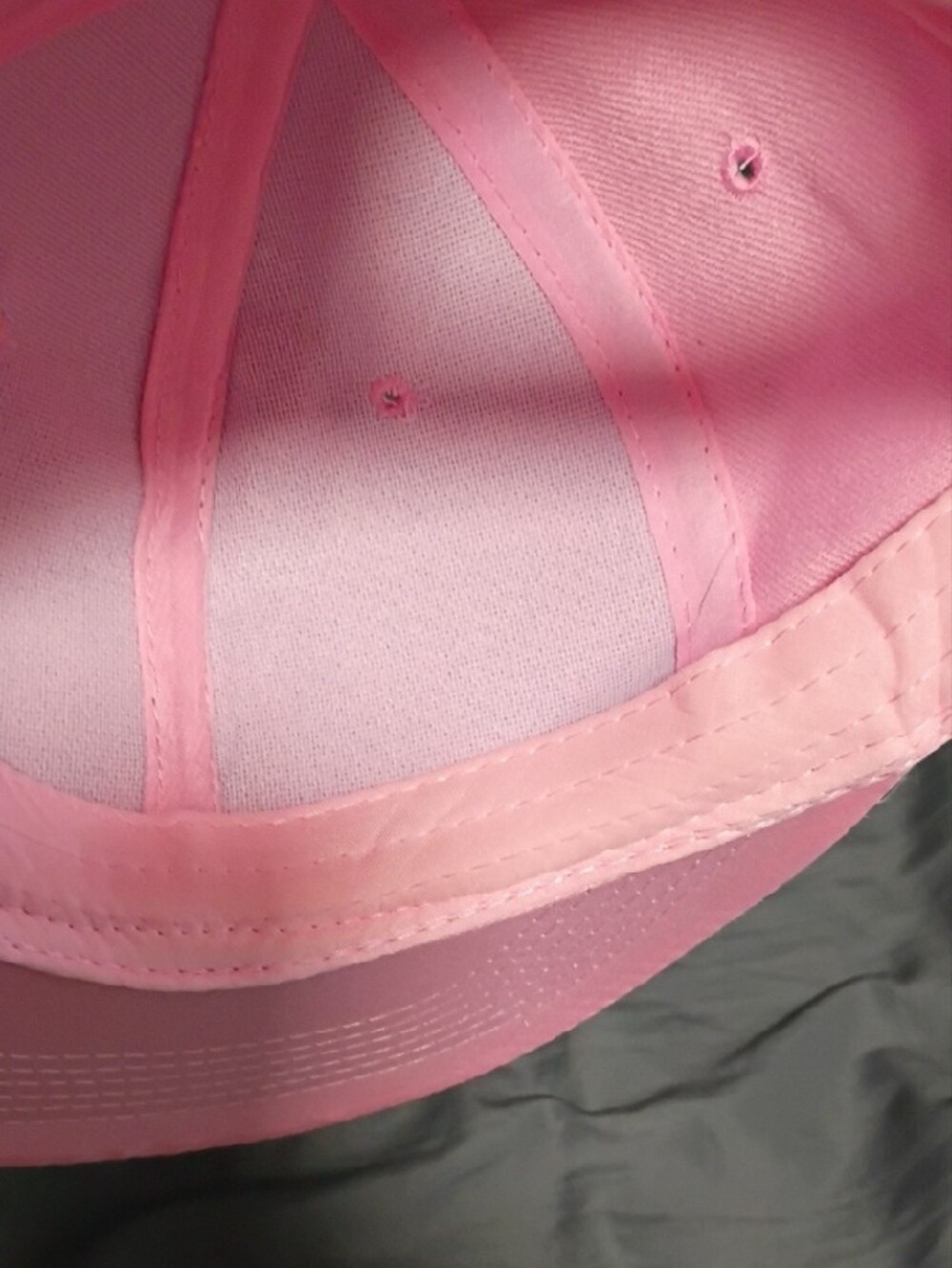 Crooks & Castles Pink and Black Embroidered Logo Cap - Picture 5 of 7